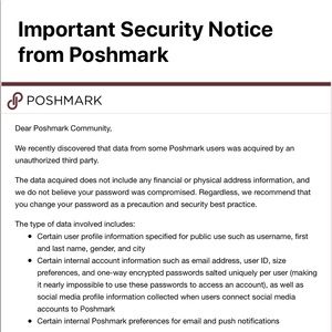 Poshmark Security Breach